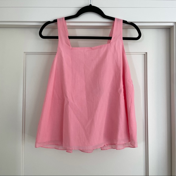 NWT Club Monaco McCarren Tie-Back Cotton Tank - Picture 4 of 10